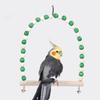 Bell Perch Bird Swing Toys Paw Grinding Parrot Standing Stick Hammock Parrot Pole  Climbing