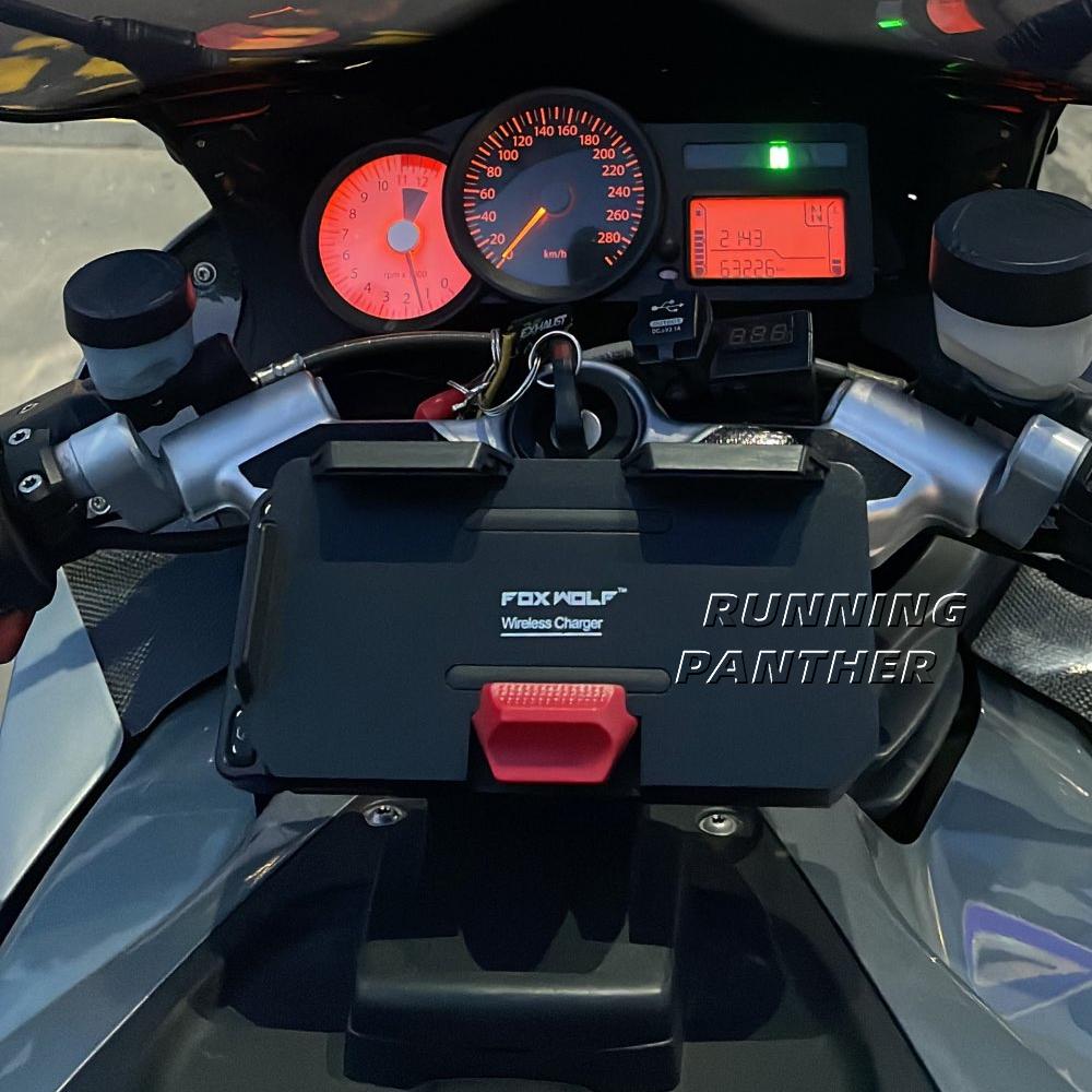 Navigation Bracket For BMW R1200RT R1250RT Adventure R 1200 1250 RT Motorcycle USB Mobile Phone GPS Wireless Charging Support