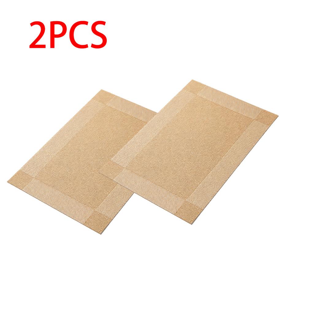 Place Mats for Kitchen Dining Table, Heat-Resistant Anti-Skid Stain Washable PVC Table Mats, Easy to Cleaning Dinner Mats