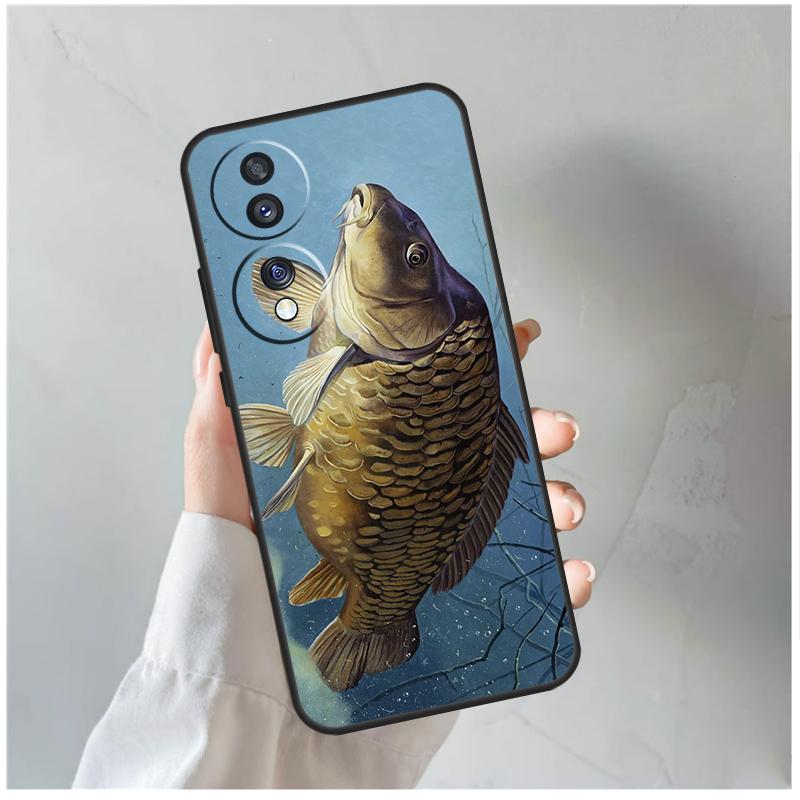 Chub Carp Fish Phone Case For Honor X8b X9b X8 X9 X6a X7a X8a X9a Honor Magic 6 Pro 5 Lite 50 70 90 Cover