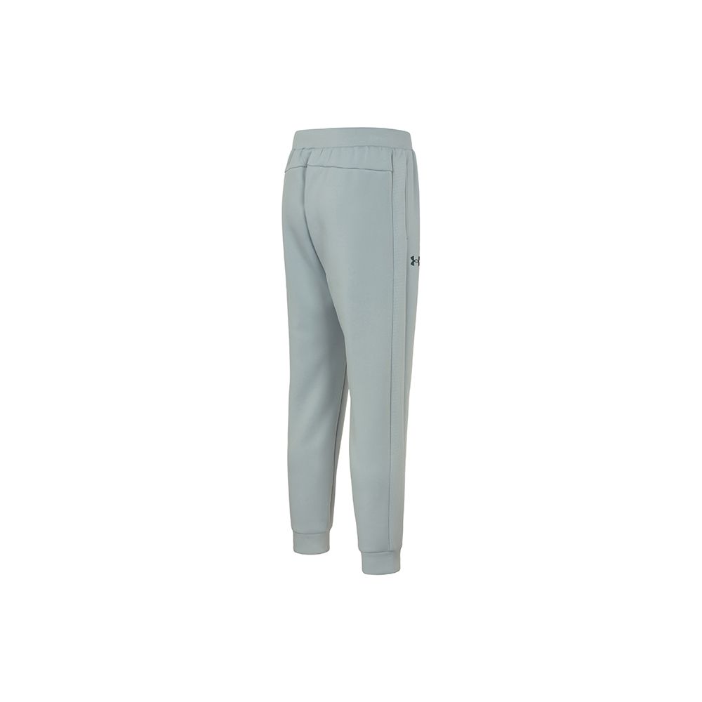 Under Armour Gradient Reflective Print Logo Elastic Waist Knitted Solid Color Sports Pants Men bottoms Medium-Gray 22600702-011
