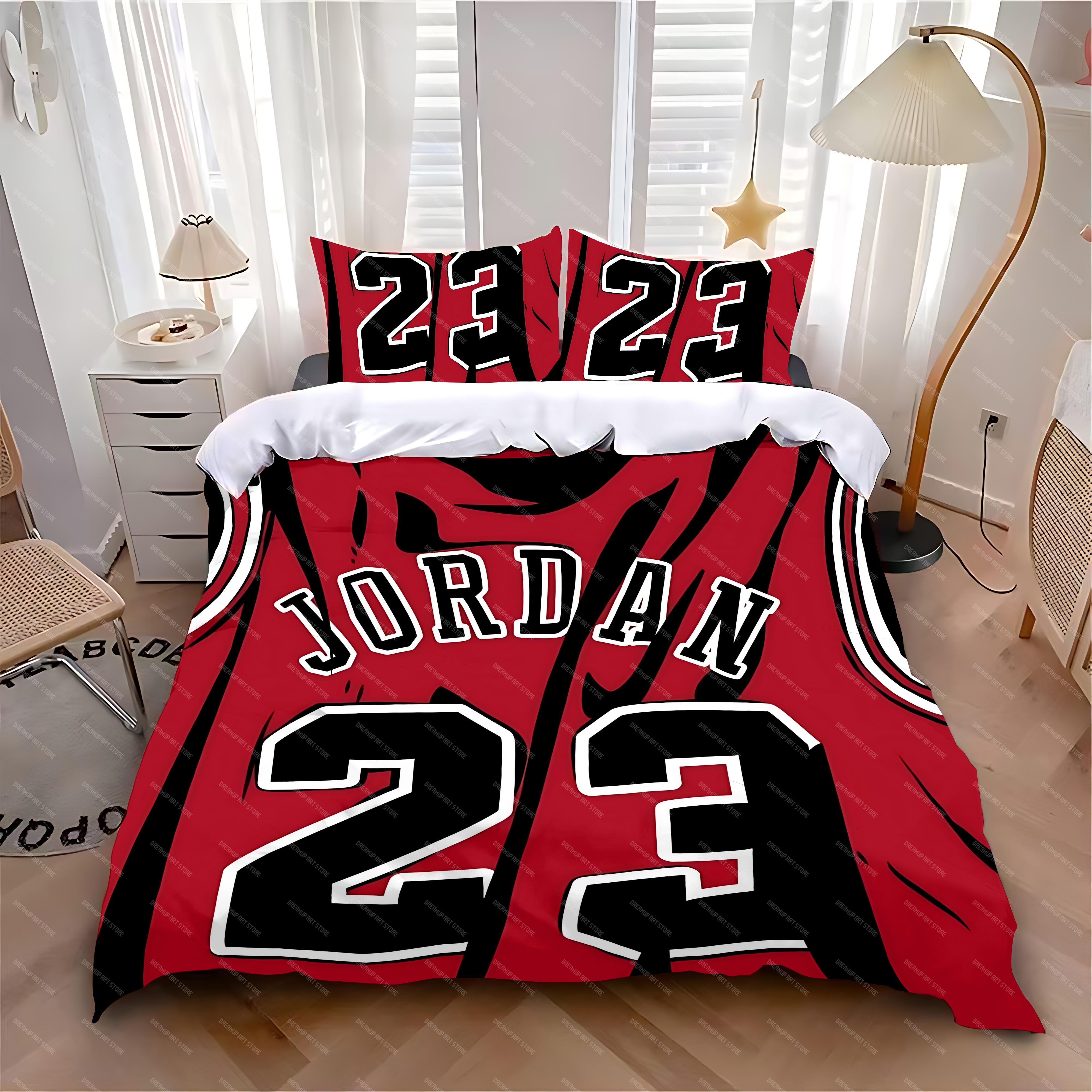 

Підковдра Наволочка Комплект постільної білизни Гарячий M-MichaelS J-JordanS Дорослий Хлопчик Дівчинка Декор спальні Дитячий Односпальний Двоспальний Великий розмір US Twin 173x218cm