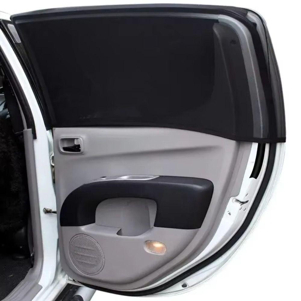 2Pcs UV Protection Side Window Shades Universal Fit SUV Curtains  Auto Accessories