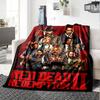 1pc Red Dead Redemption Blanket, Gift, for Men and Women, Soft Blanket, Good for Sofa Bed Couch Travel, Lightweight Flannel Blanket
