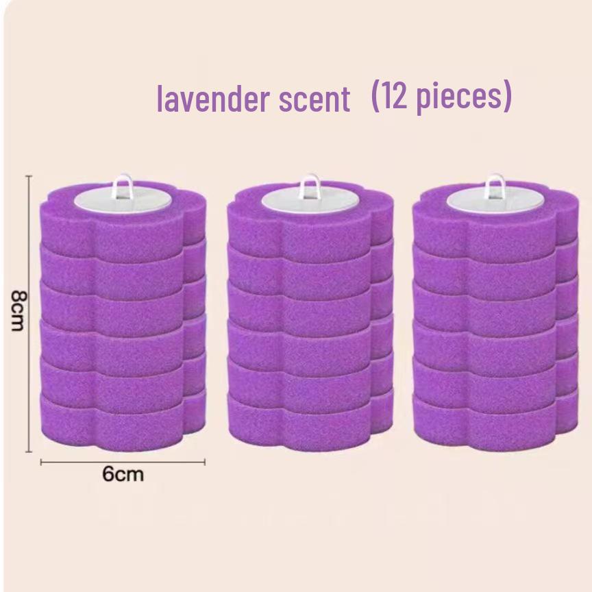 Wall-Mounted Disposable Toilet Brush Heads Set for Complete Bathroom Cleaning