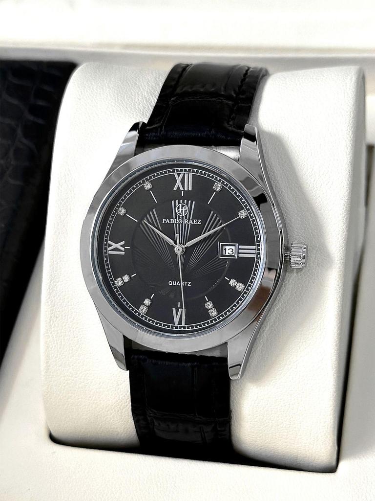 PABLO RAEZ Men's Military Flag Waterproof Quartz Watch