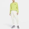 Nike Sweatshirts Men's Green Crew Neck Moderate Regular DA0684-352