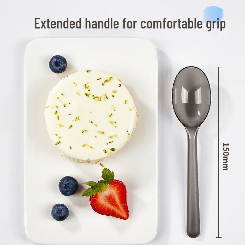 Individually Wrapped Disposable Plastic Spoons (100-count)