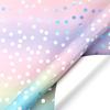 Valentine's & Birthday Laser-Printed Aluminum Foil Large Gift Wrap Paper