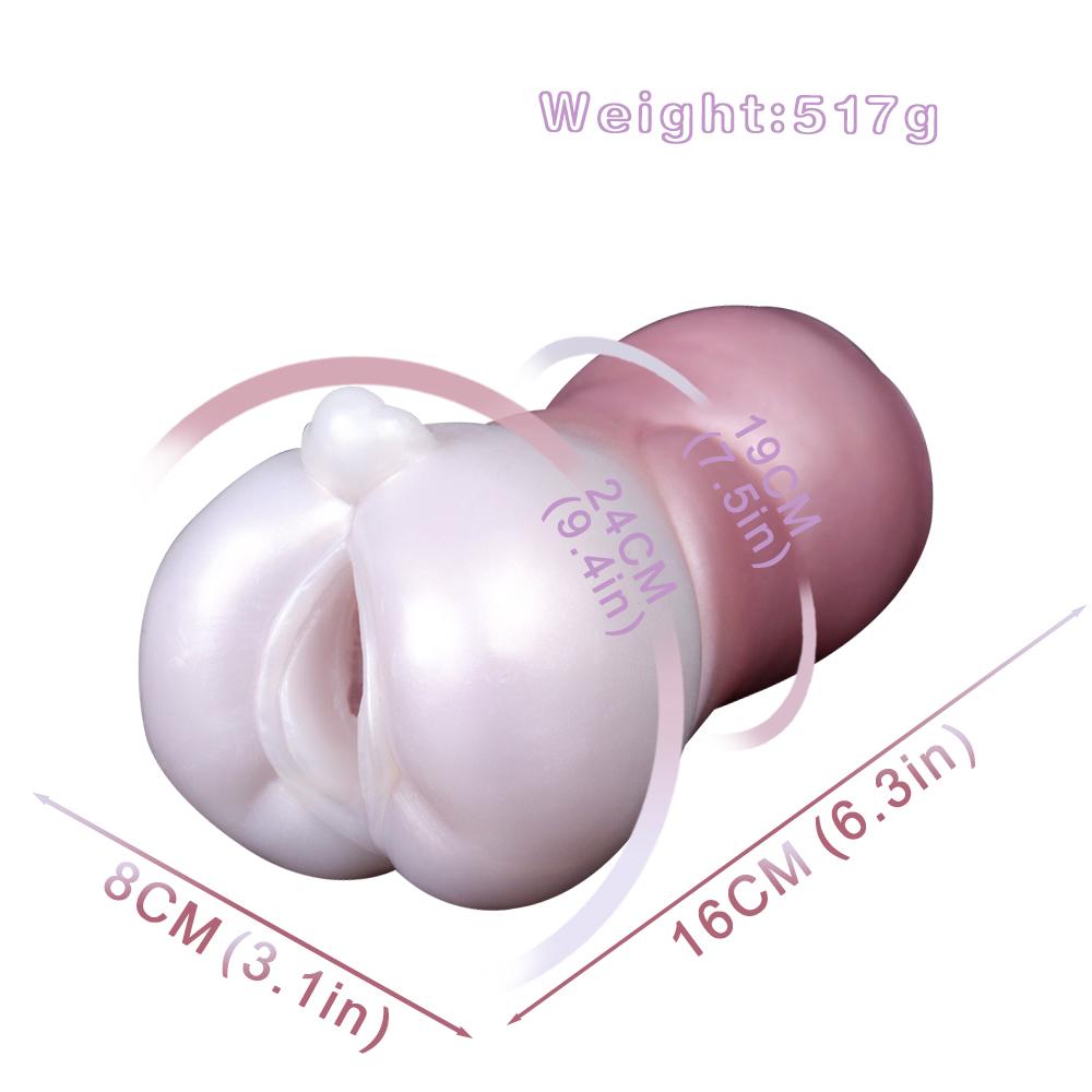 Men's Molded Masturbation Cup Soft Silicone Sex Toys Penis Training Masturbator Pocket Pussy Gay Sex Machine for Men