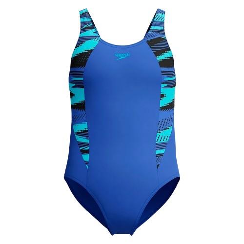 Speedo Girls Hyperboom Splice Muscleback One Piece Swimsuit