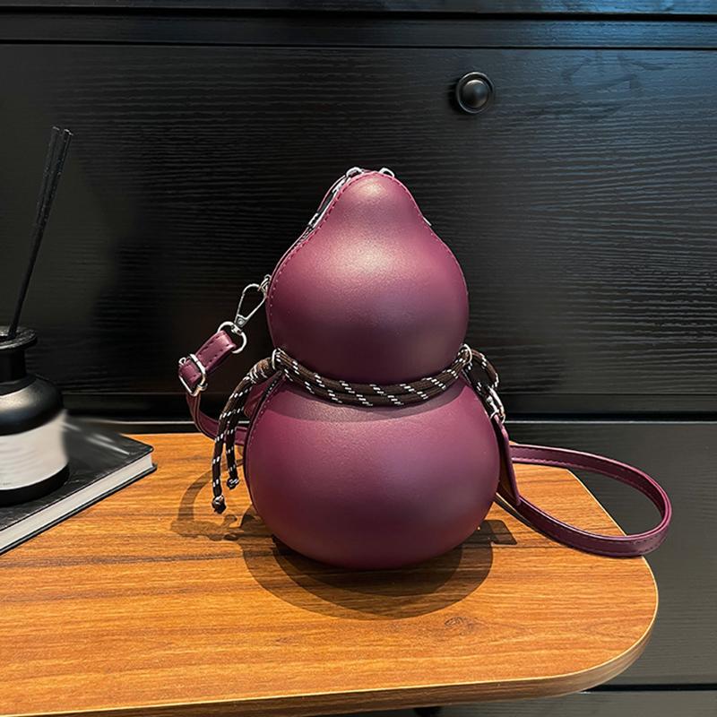 Damen Kürbisbeutel Modetrend Nischendesign Einfach Sonderform Persönlichkeit Einfache Schulter Umhängetasche