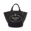 Used CANAPA Canapa Tote Bag Canvas Black Used Women