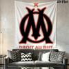 OM logo Wall Hanging Printed Fabric Blanket Decorative Tapestries for Bedroom Living Room Home Decor