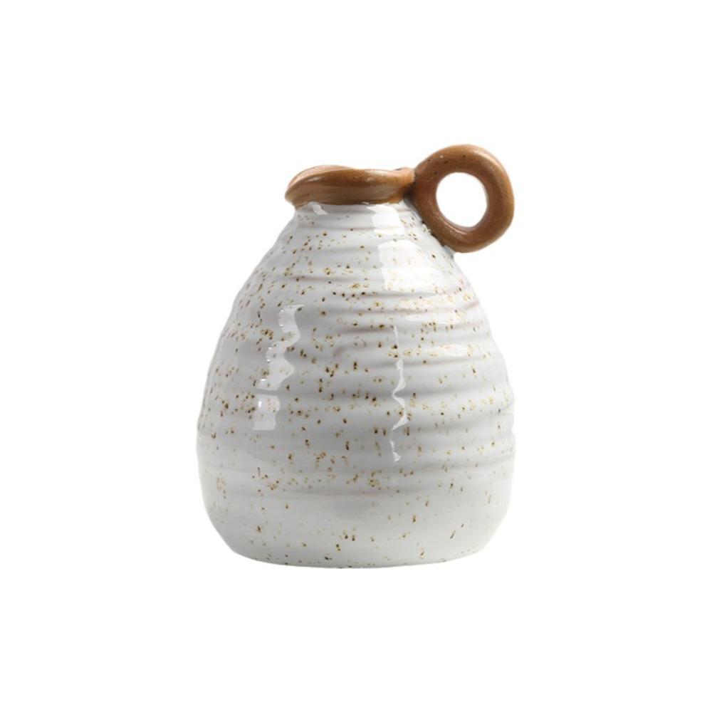 Floral Embossed Tableware Storage Jars Luxury Tableware Racks Countertop Use Style 3