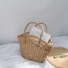 Women Bohemian Beach Handbag Rattan Wicker Straw Tote Bag Large Capacity Female Casual Travel Handbag
