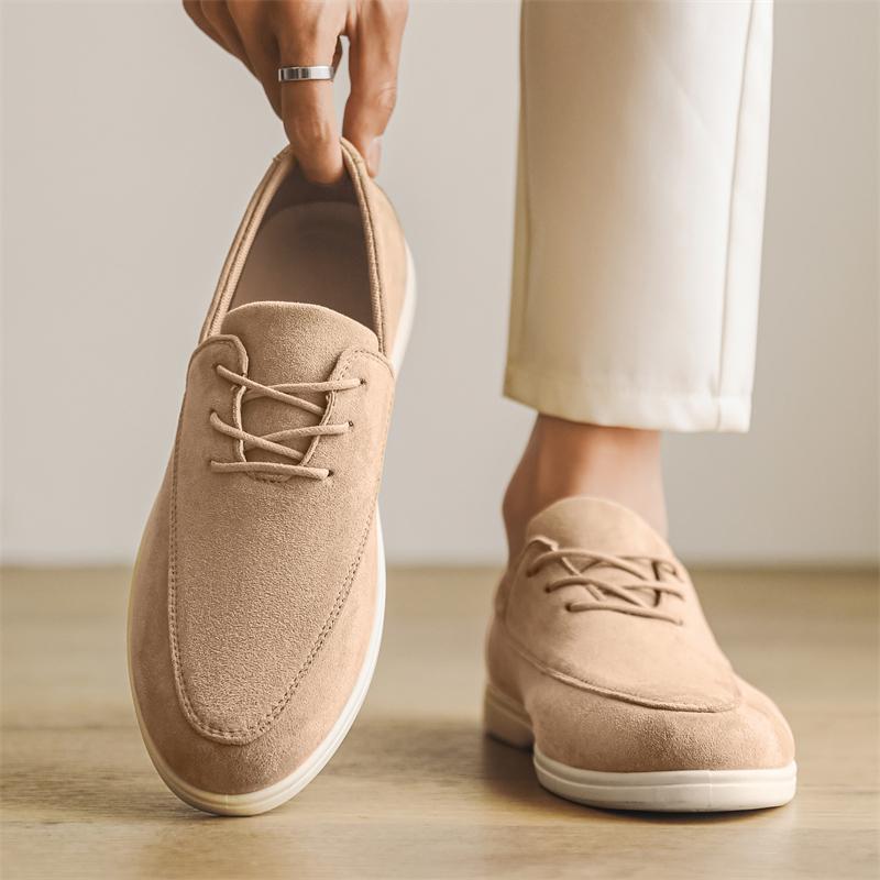 New Arrival Oxford Casual Shoes Handmade PU Leather Men Dress Shoes Comfortable Male Walking Footwear Lace-Up Handmade Flats