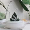 2pc Embroidered Cotton and Linen Kitchen Scalding-proof and Heat-insulating Pot Cap Pot Gripper Fresh Pastoral Pot Cap Pot