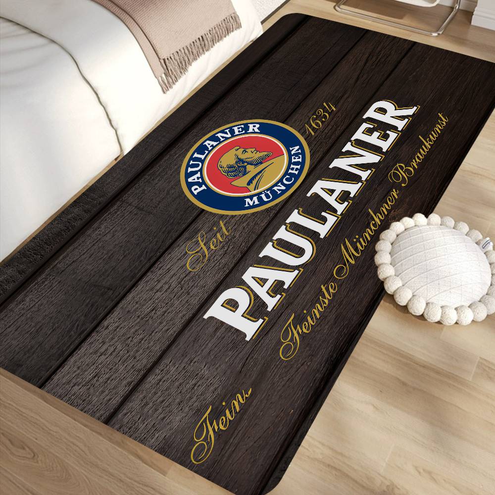 German Beer Paulaners Room Mats Nordic Style Home Doormat Bathroom-Toilet Mats Bedroom Hotel Decor Mat