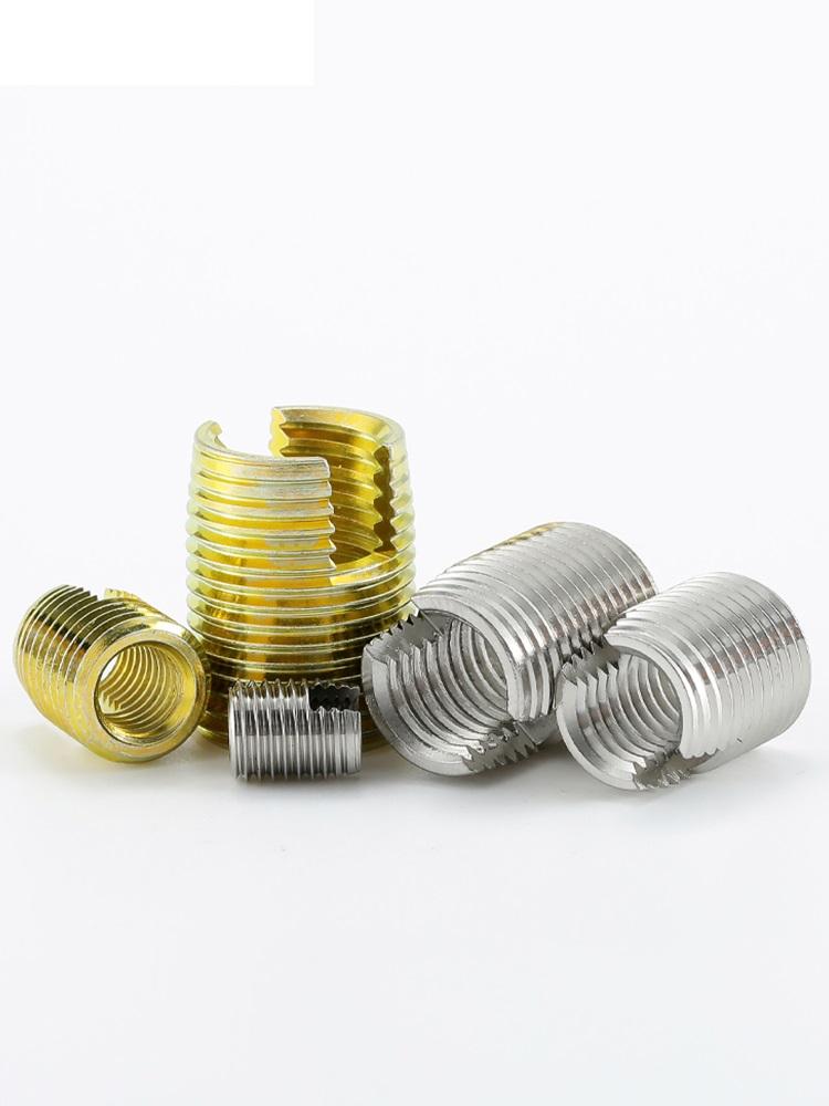 Self-Tapping Thread Inserts - M2-M12, M14~M20, Slotted Type Screw Bushings for Thread Repair