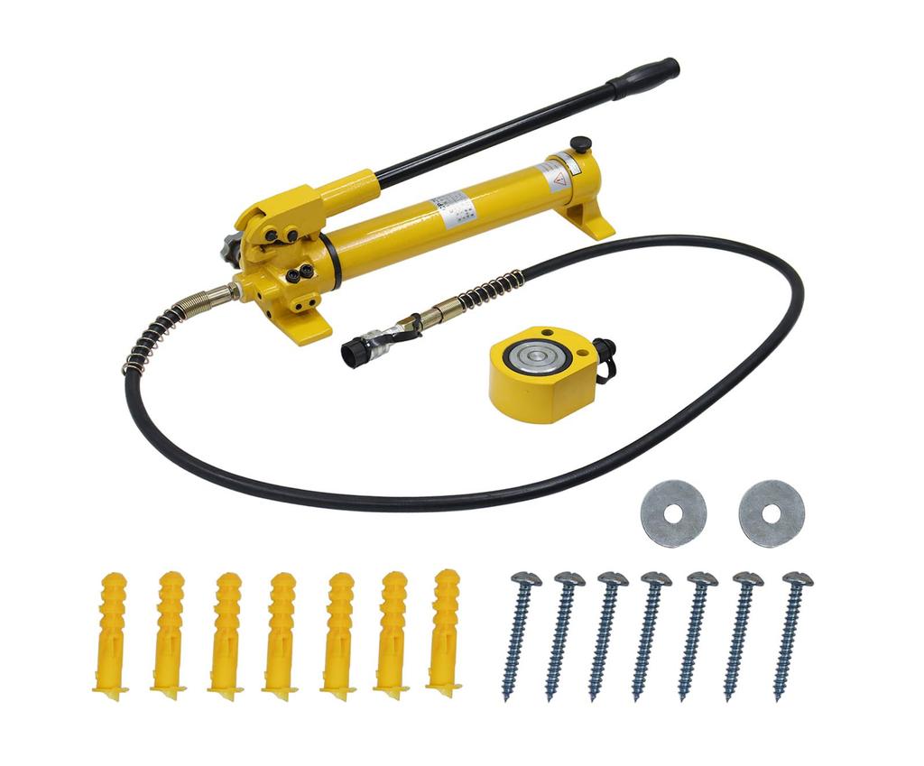 INTBUYING Hydraulic Jack Bottle Jack with Manual Pump 30 Ton Narrow Space