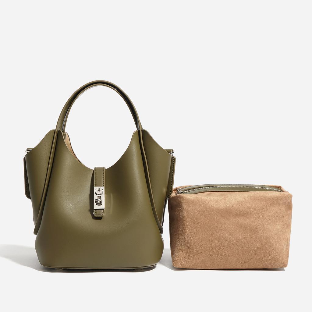 New Cowhide Commuter Versatile Large-capacity Shoulder Messenger Bag