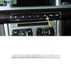 7PCS For Jaguar XF 12-2015 Chrome Alloy Center Multimedia Button Sticker Trim