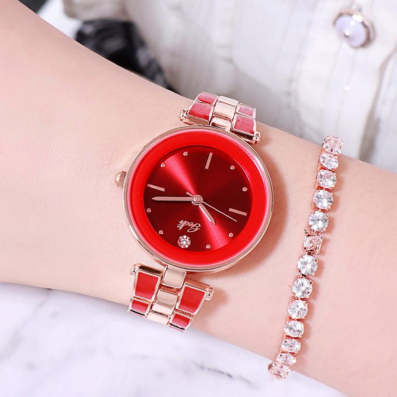 Gedi Womens Fashion Quartz Watch With Steel Band And Waterproof Feature For Casual Wear