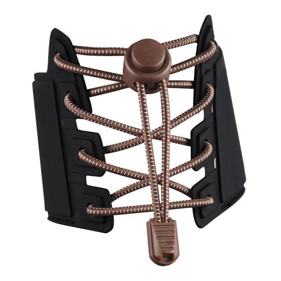 1 Set No Tie Shoelaces Elastic Heavy Duty Lock Adjustable Multi-colored Kids Adults