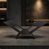 Metal Desktop Book Stand Slim V-Shaped Modern for Desk, Study