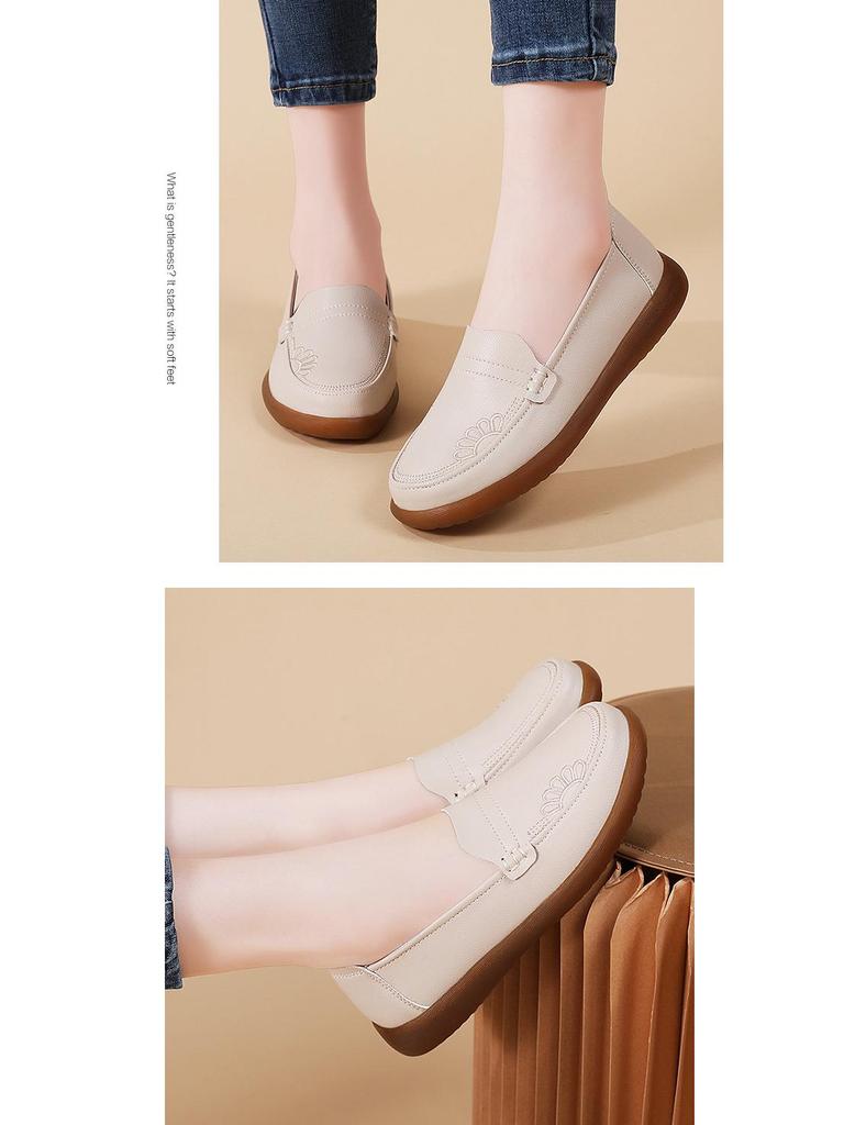 Jesień 2025 Damskie Wsuwane Modne Buty Antypoślizgowe dla Mam, Rozmiary 35-41