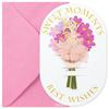 1Pcs Flower Gift Cards New Year Gift for Family Festival Valentine's Day Lover Christmas Business Supplies Thank You Cards