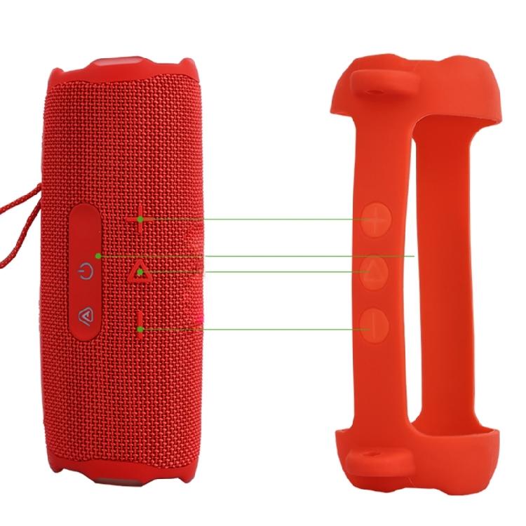 Thickened Silicone Skin Case for Flip 7 Speaker Shell Shoulder Bag Design for Maximums Durability and Portability