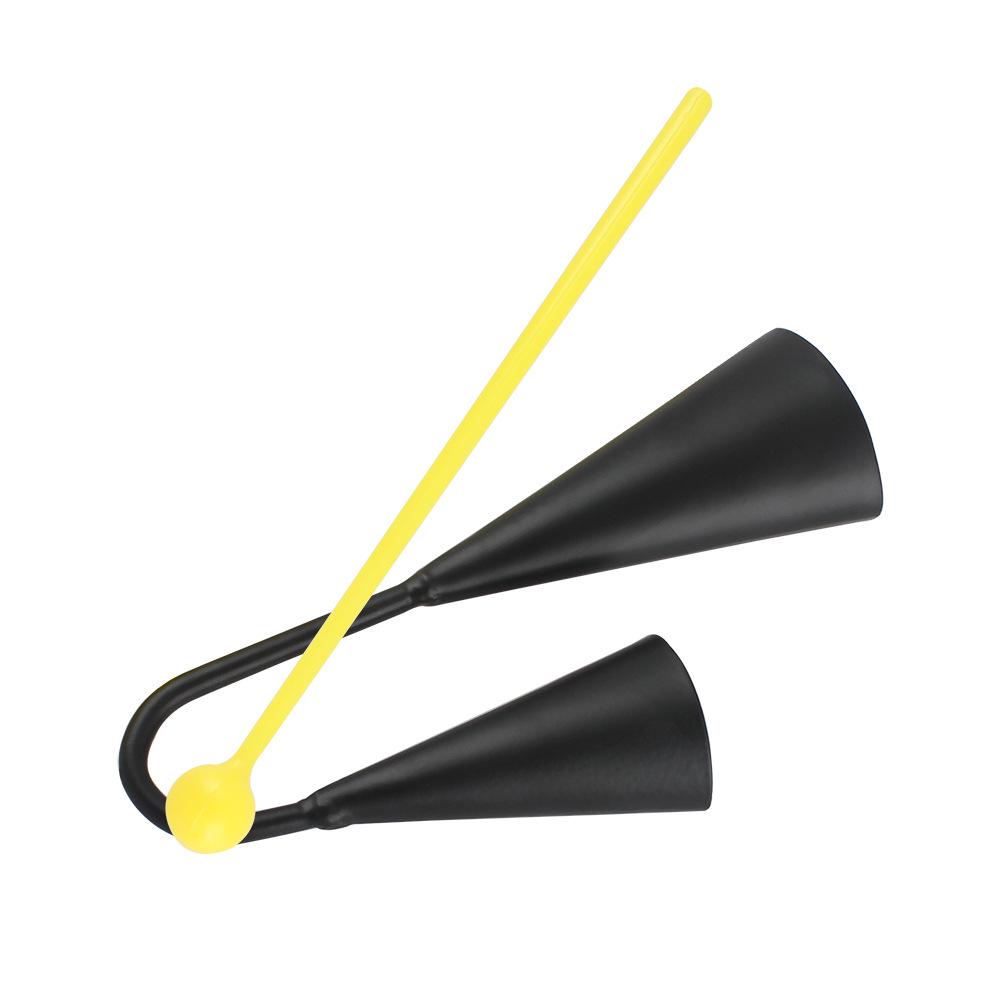 

Double Ear Black Frosted Metal Cowbell - Orff Percussion Instrument for Children s Early Education