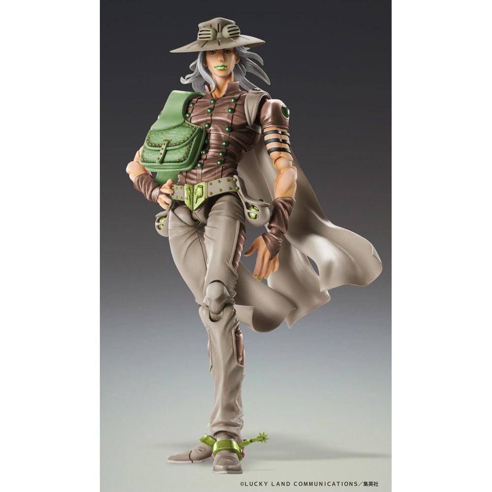 Medicos Entertainment JoJo's Bizarre Adventure Part 7 Steel Ball Run Gyro Zeppeli Third Color Action Figure 155mm PVC ABS POM Painted Movable
