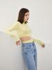 Olinkeompeulliteu Cutout Turtleneck T-Shirt (Yellow)