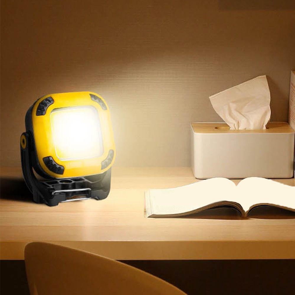 Super Bright Camping Led Work Light Compact 1200mAh Magnetic Work Light USB Rechargeable Waterproof Mini Camping Light Hiking