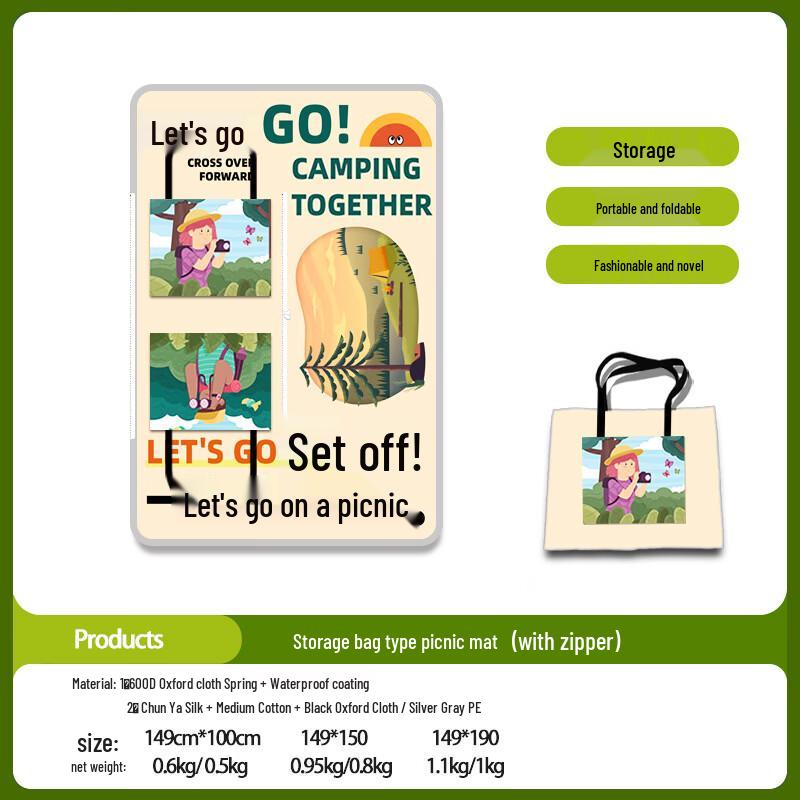 Portable Oxford Cloth Picnic Mat