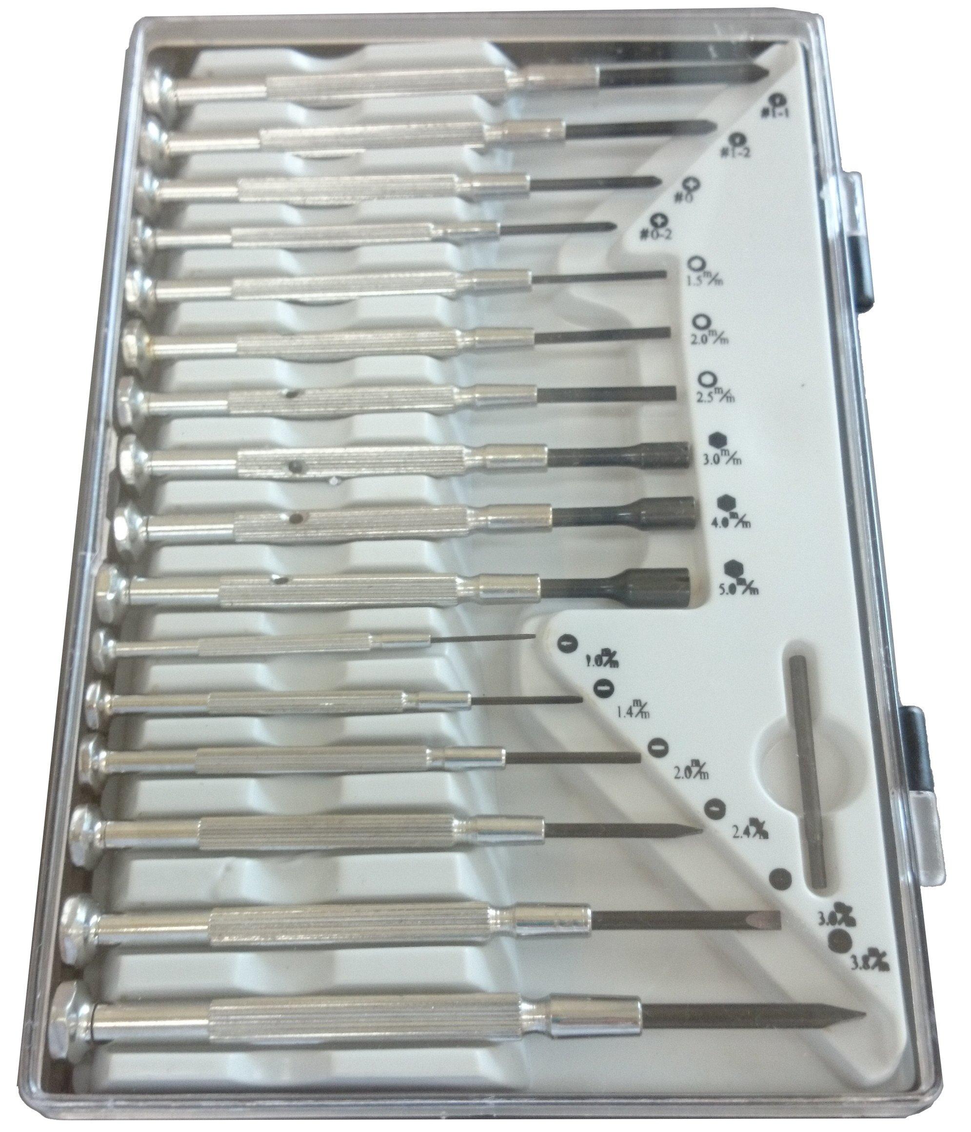 

ESCO EA552GM Set Hex Screwdriver 16-Piece [Phillips Box] (Precision)