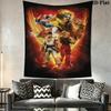 Street Fighter IV Wall Hanging Printed Fabric Blanket Decorative Tapestries for Bedroom Living Room Home Decor