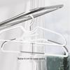 10PCS Versatile Coat Hanger Short Neck Hangers Anti-slip Clothes Hanger White Lightweight Short Neck Home Supplies Accessory