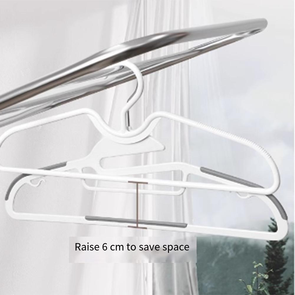 10PCS Versatile Coat Hanger Short Neck Hangers Anti-slip Clothes Hanger White Lightweight Short Neck Home Supplies Accessory