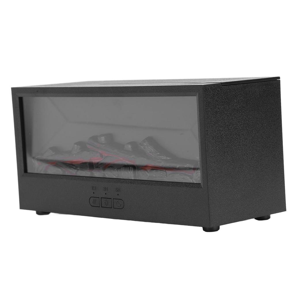 3D Flame Fireplace Essential Oil Diffuser 150ml Colorful Flame Light USB Quiet Aromatherapy
