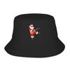 Guitarra Natal Hard Rock Papai Noel Guitarrista Chapéu Balde Chapéu Panamá Chapéus Bob Outdoor Para Verão Praia Pesca Chapéus de Pescador