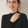 Women's Cashmere Long Sleeve Knitwear: Versatile, Stylish, Slimming Half-High Neck Sweater for Autumn/Winter