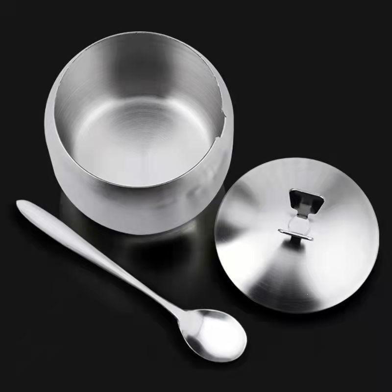 304 Stainless Steel High-Temperature Resistant Chili Oil Jar with Lid