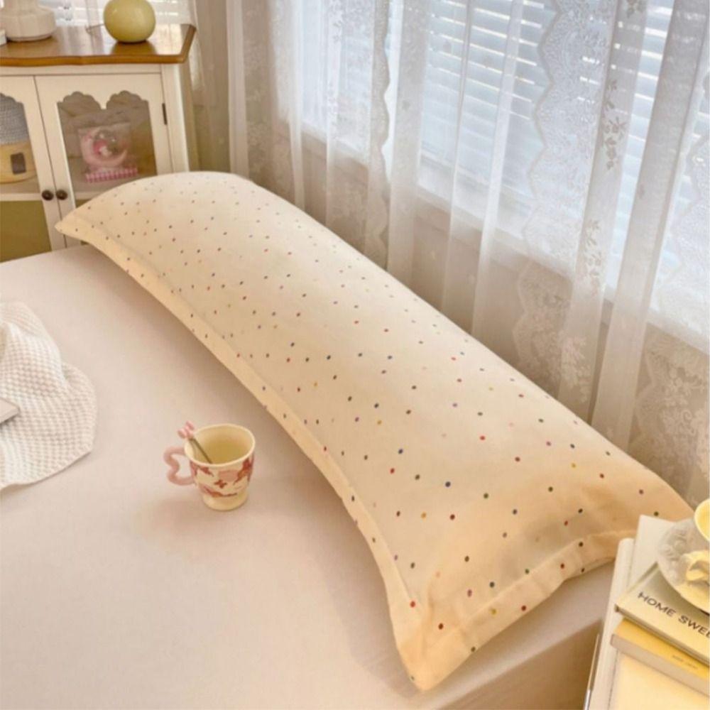 Skin-friendly Pillow Cover Rectangular Pillowslip Large Size Long Pillow Case Bedroom