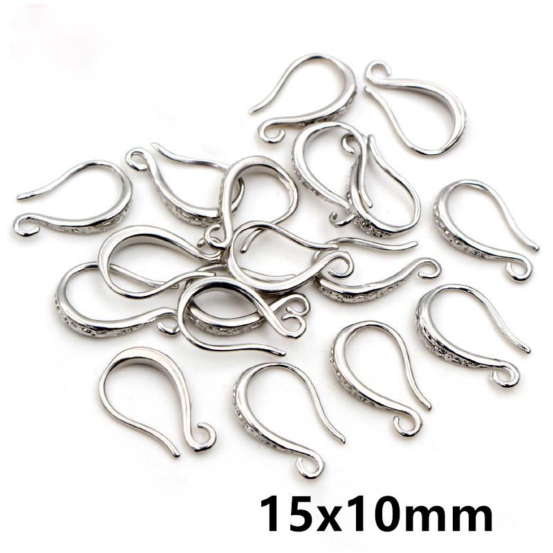 20pcs Craft Brass Small Earring Hooks Wire 4 Styles French Lever Earrings Hooks DIY Jewelry Making Accessories Findings