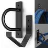 Multipurpose Battle Rope Wall Mount Kit With Anchor And Storage Hook For Home Gym Organization And Space Saving