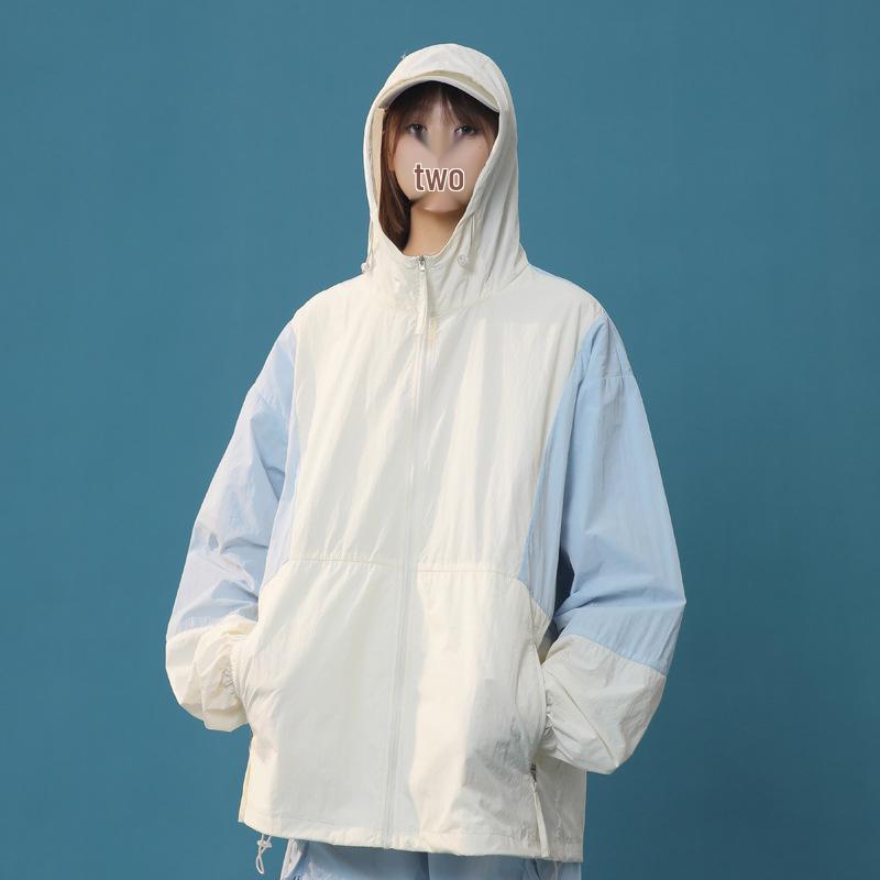 Ice Silk UPF50+ Breathable Men's Hooded Sun Protection Jacket